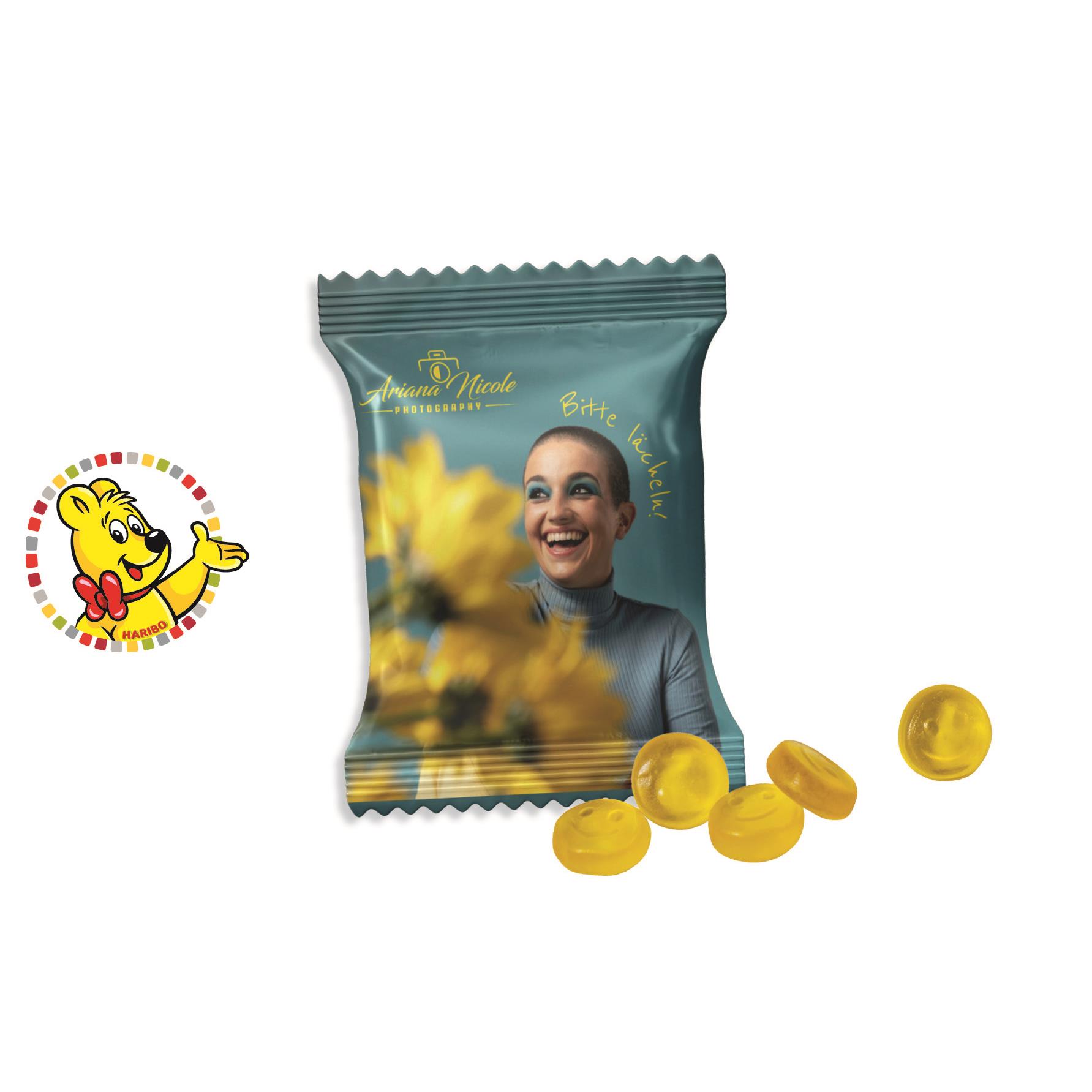 HARIBO Standardformen Werbetüte,   6,5 g, Inhalt: HARIBO Smileys