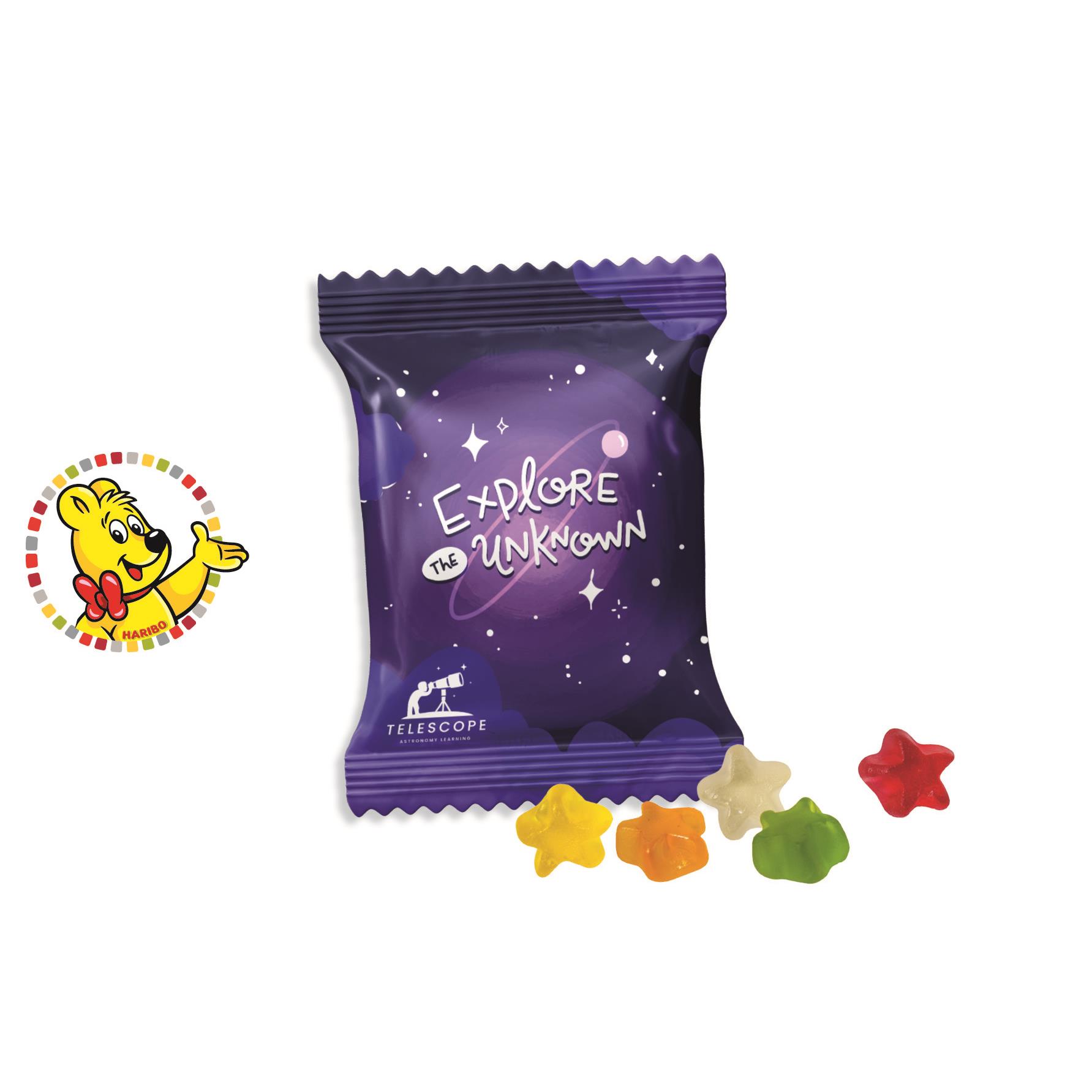 HARIBO Standardformen Werbetüte,   6,5 g, Inhalt: HARIBO Sterne