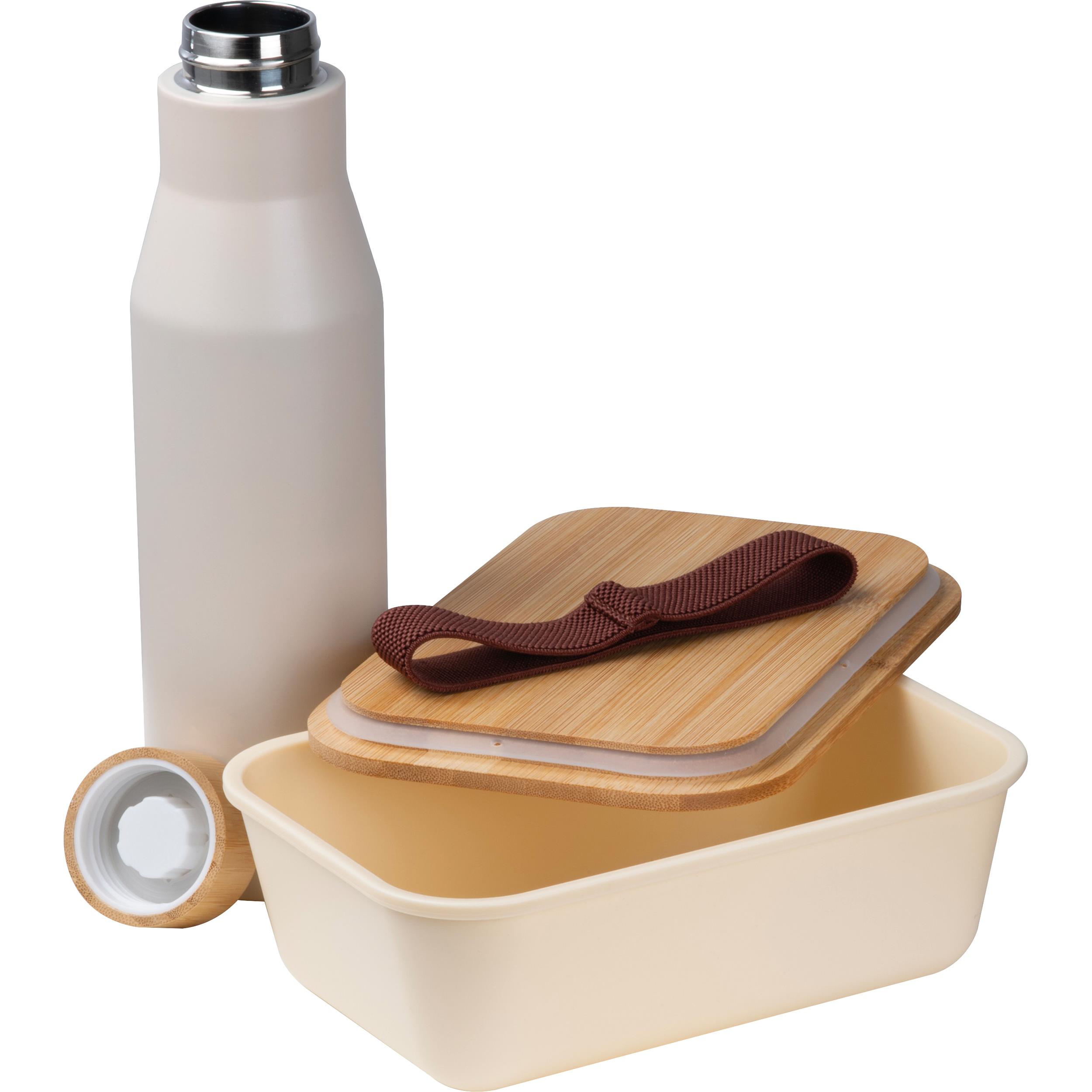 Set Lunchbox mit Edelstahlflasche Toronto