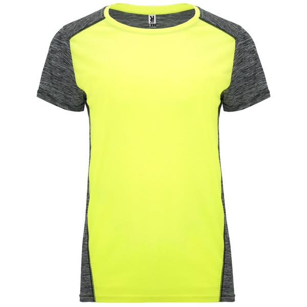 FLUOR YELLOW/HEATHER BLACK