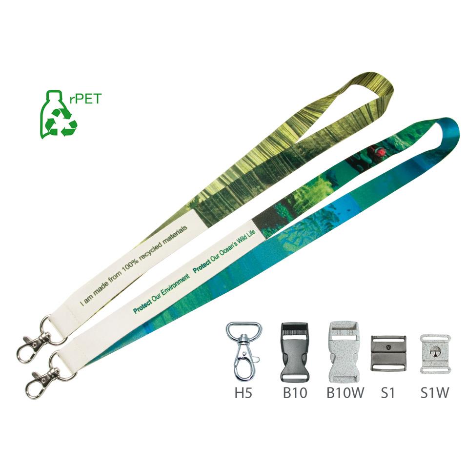 rPET-Heißtransferlanyard