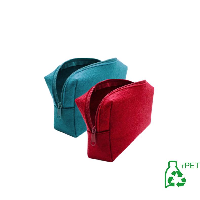 Zip-Tasche mit Bodenfalte