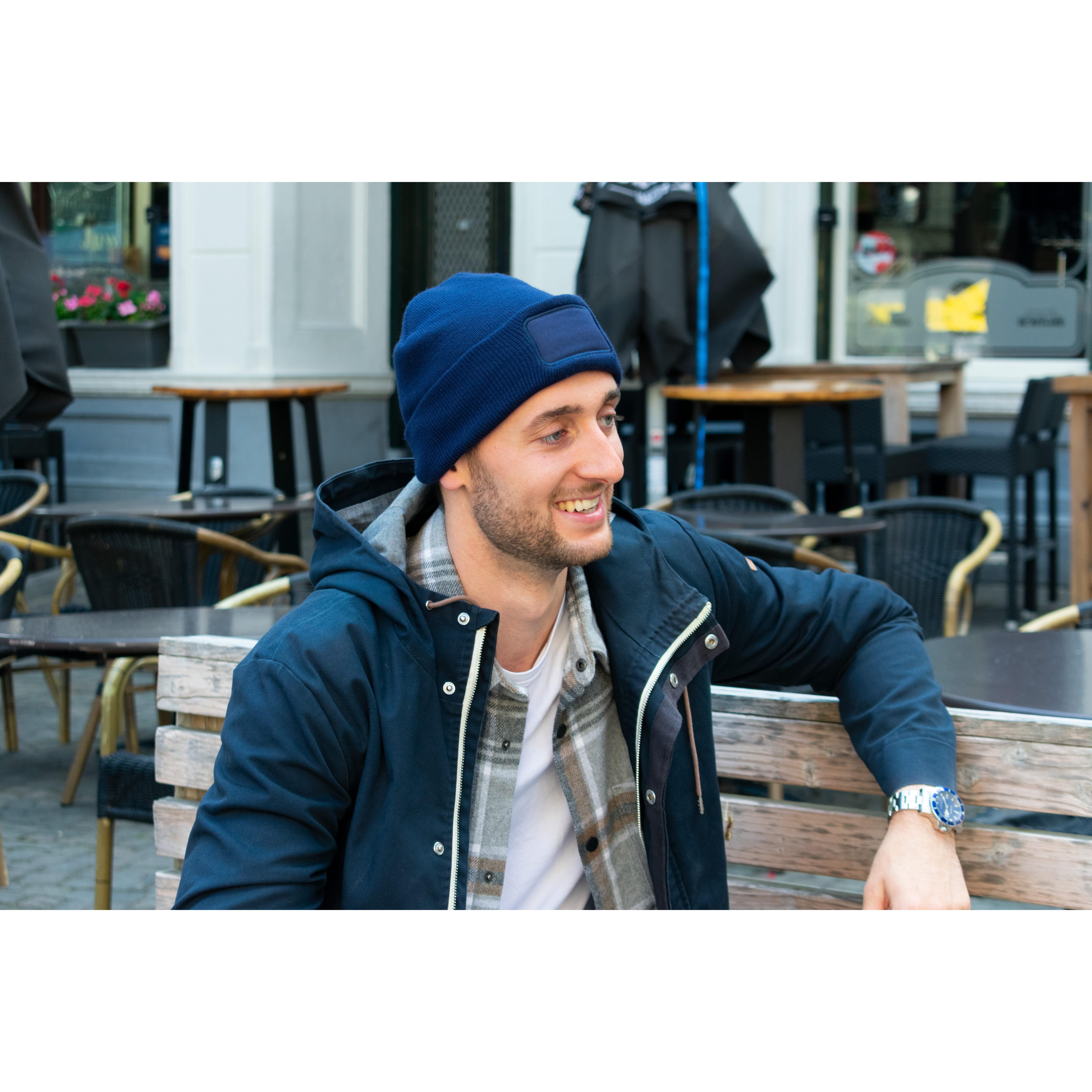 Nilton´s Strickmütze mit Label