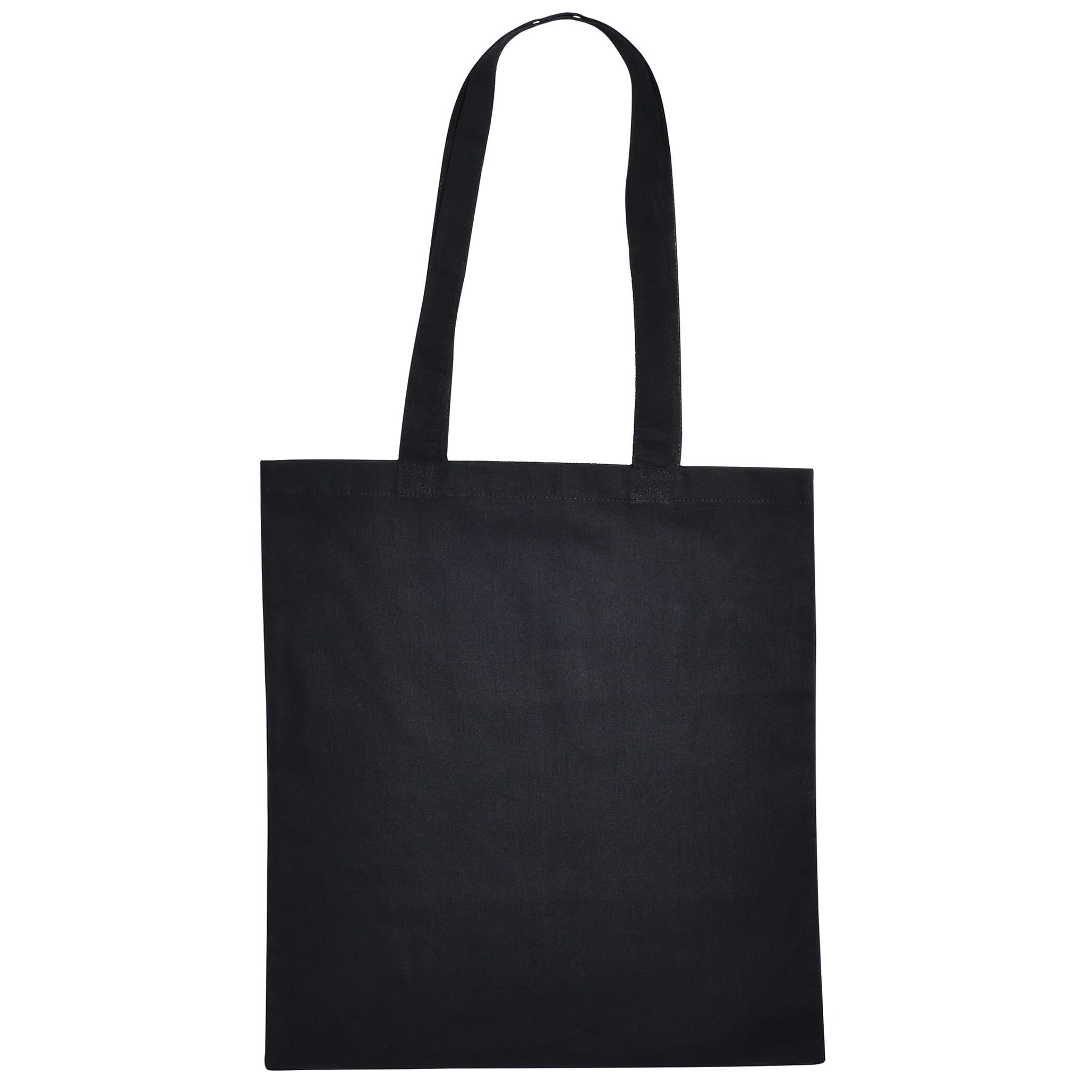Baumwolltasche mit langen Henkeln, 140 gr/m²