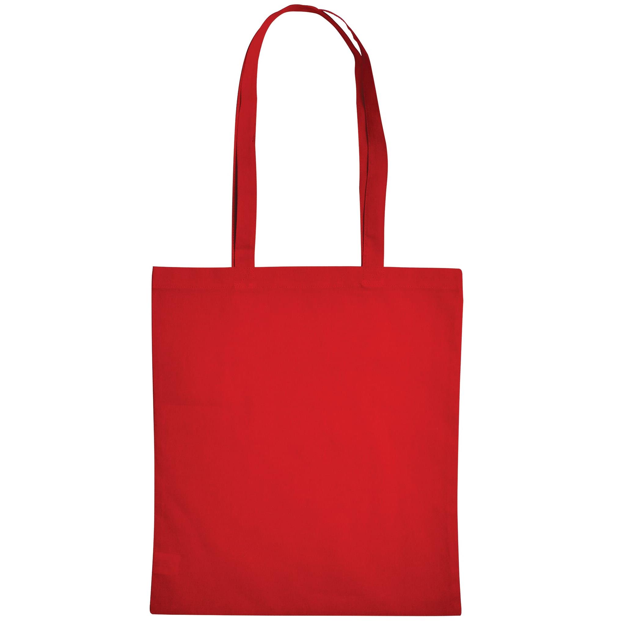 Baumwolltasche mit langen Henkeln, 140 gr/m²