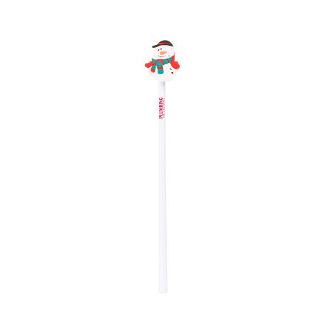 NUSS Bleistift mit Radiergummi, Schneemann