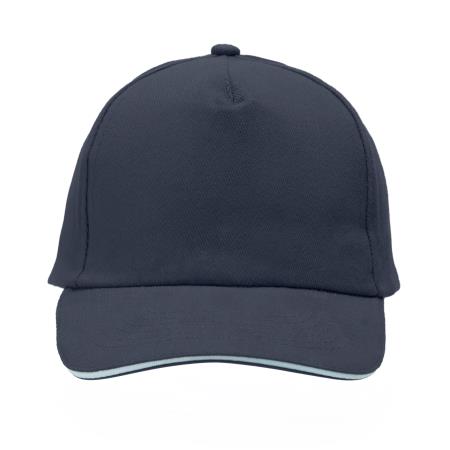 Cap 5 Panel mit Klettverschluss gebürstet
