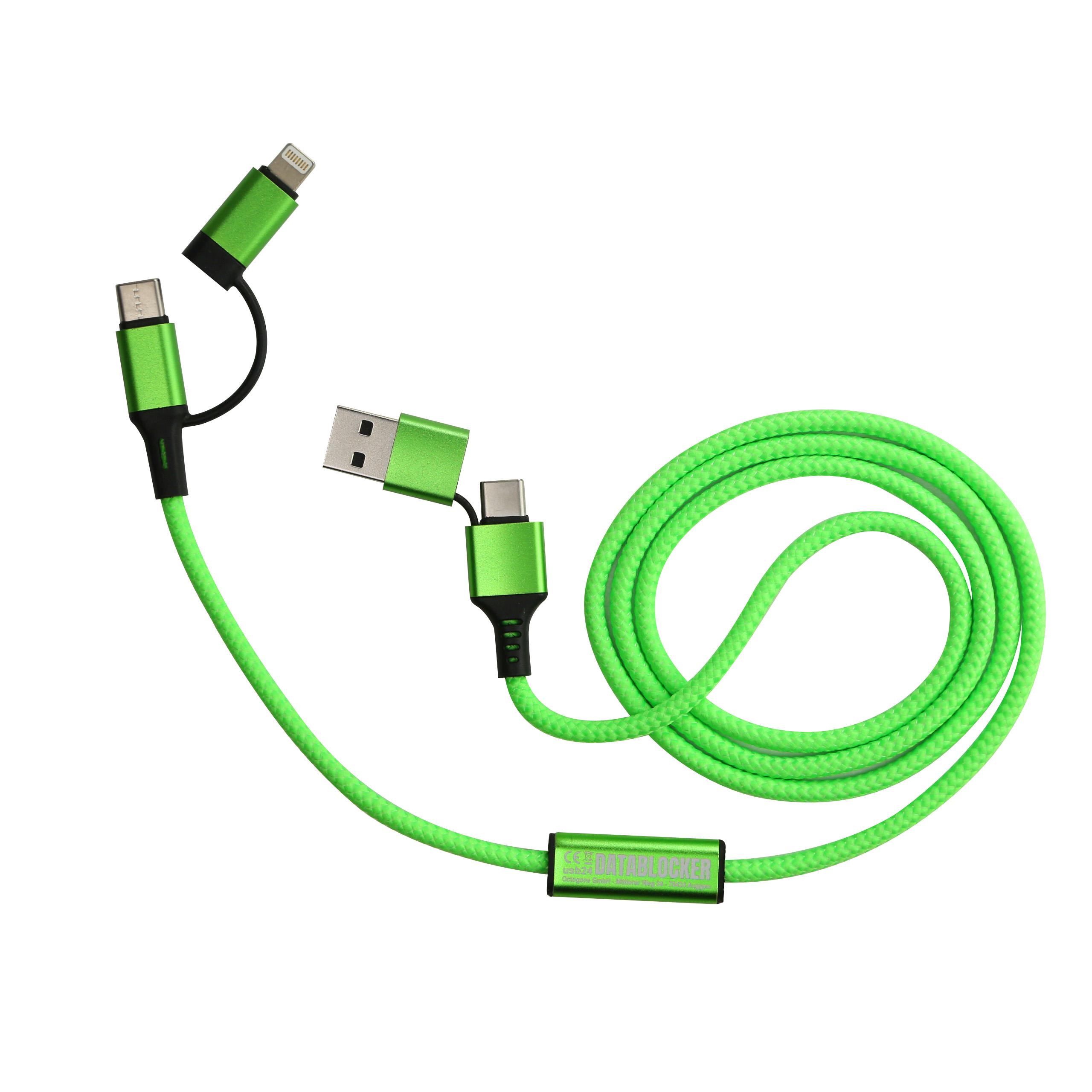 Datablocker TEX-cable Ladekabel Fastcharge