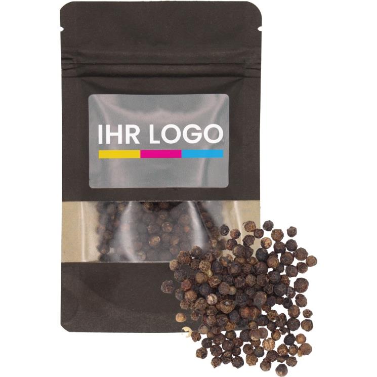 Pfeffer schwarz im Doypack klein Schwarz