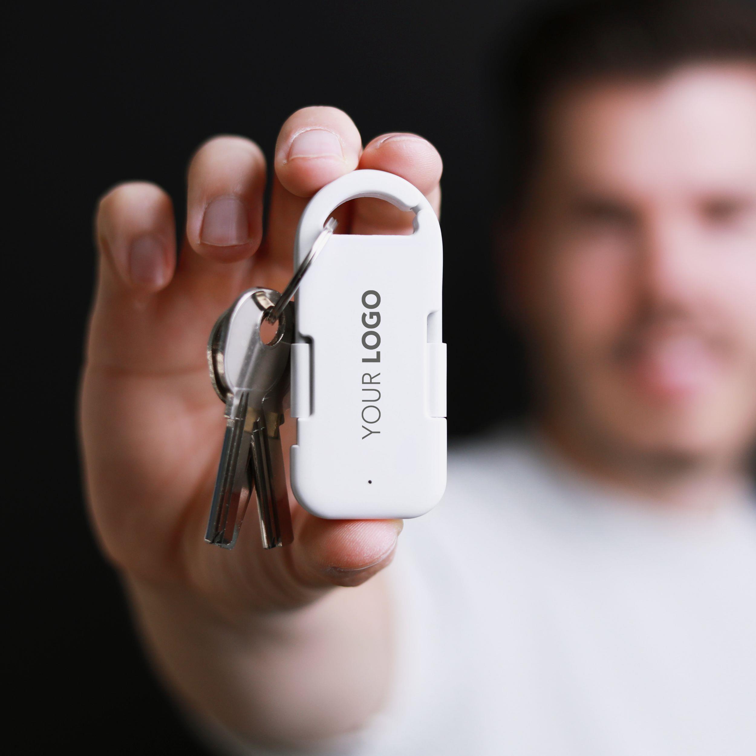 Evergreen Go - Die Notfall-Powerbank für den Schlüsselbund - Weiß