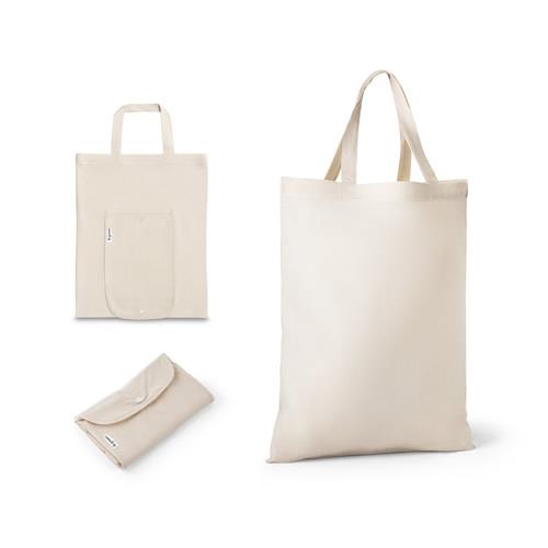 BEIRUT. Faltbare Tasche aus Baumwolle (50%), receycelte Baumwolle (30%) und Polyester (20% rPET) (140 g/m²)