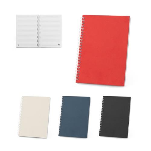 SCHILLER. Notizblock A5 mit flexiblem Cover, hergestellt aus 100 % Recyclingpapier