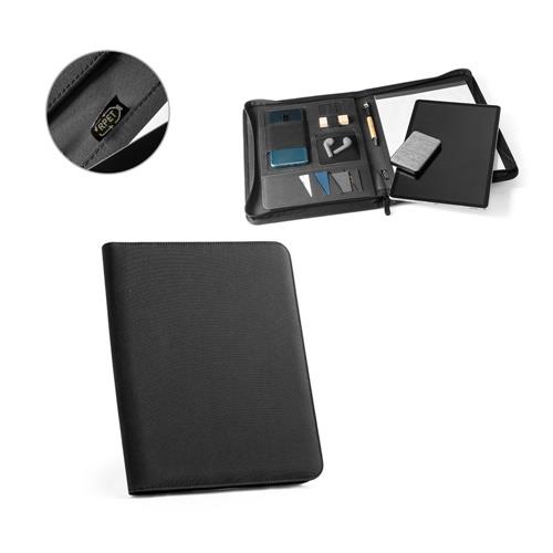 EMERGE FOLDER II. A4 Mappe aus recyceltem Polyester (100% rPET) 300D mit Reißverschluss