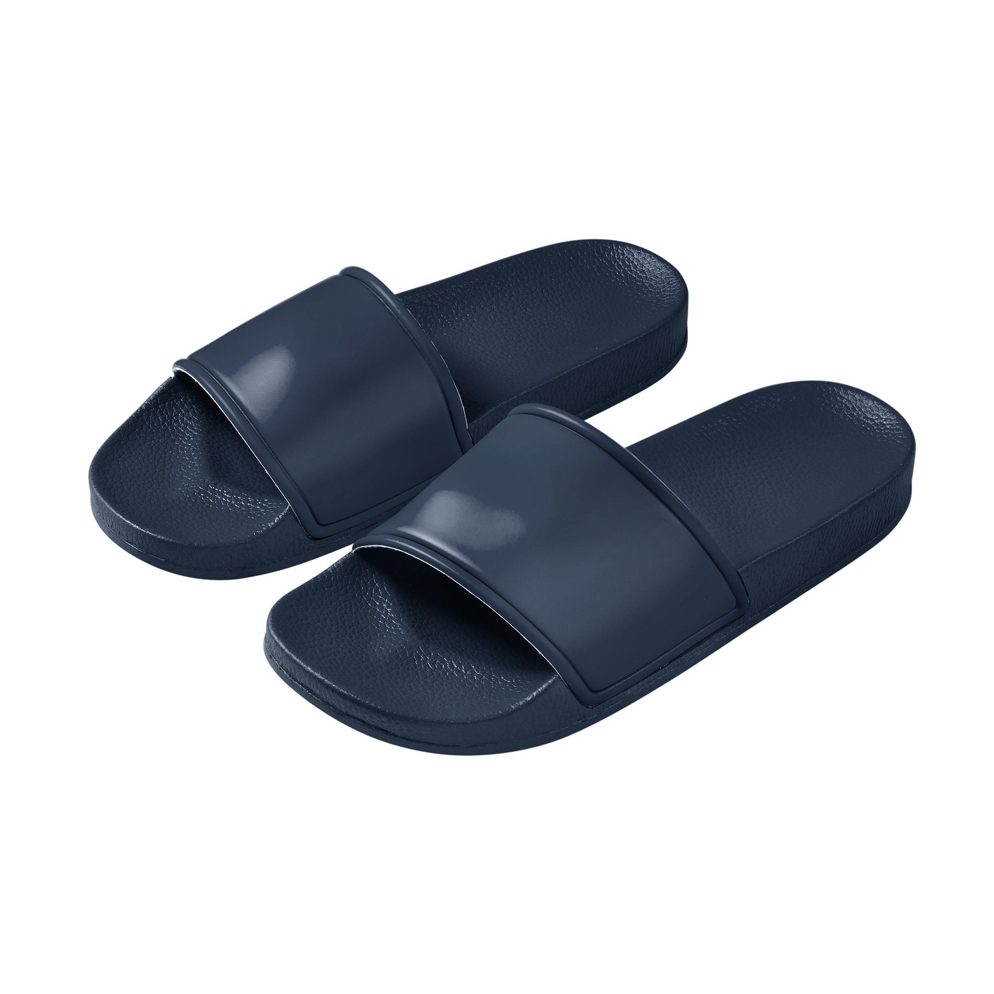 Badelatschen Unveredelt Classic ´Navy Blau´