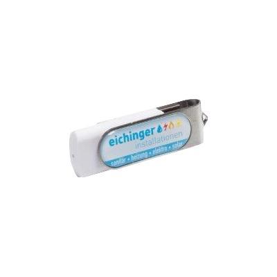 USB-Stick C05 Doming USB 2.0 Flash Disk   8 GB Weiß