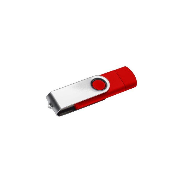 USB-Stick C05 Micro USB 2.0 Flash Disk   8 GB Rot