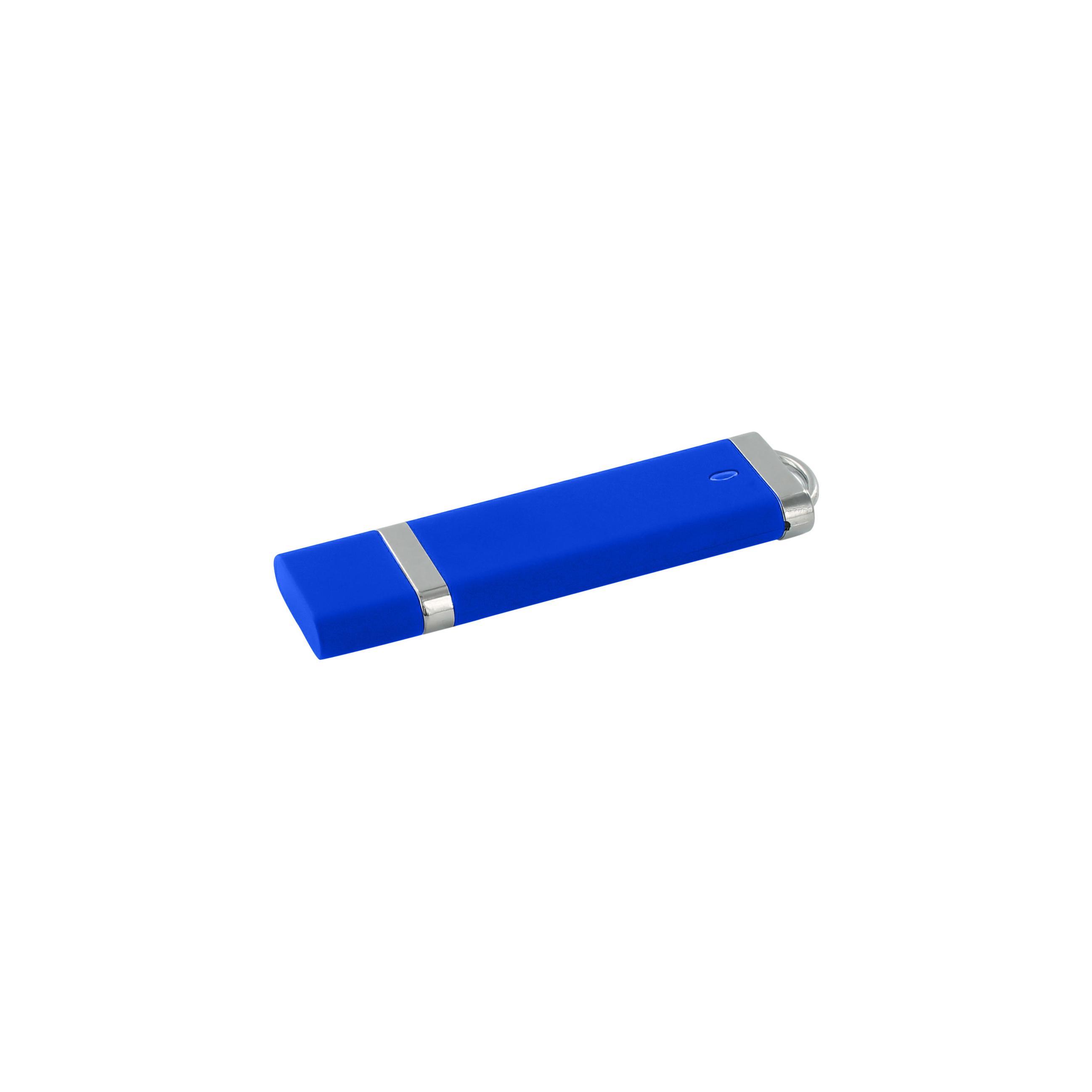 USB-Stick C10 USB 2.0 Flash Disk  16 GB Blau matt (gummiert)