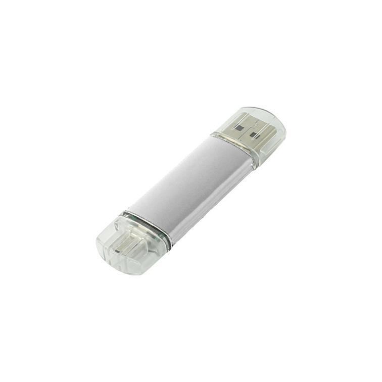 USB-Stick F47 Micro USB 2.0 Flash Disk  32 GB Silber