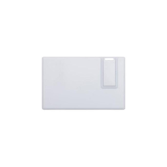 USB-Stick Credit Card 3 USB 2.0 COB   8 GB Weiß