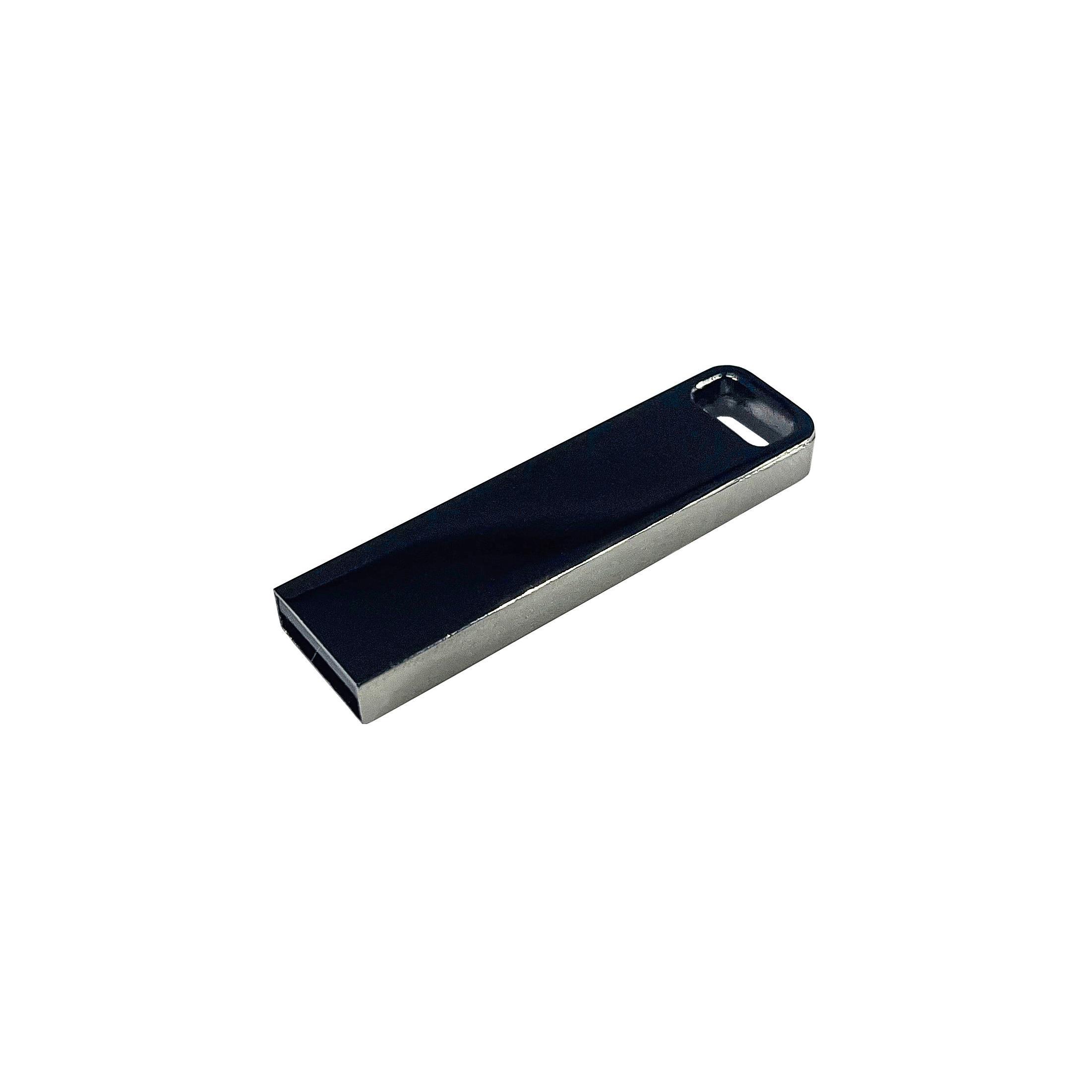 USB-Stick Mini 055 USB 2.0 COB   8 GB Gun-Metallic (glänzend)