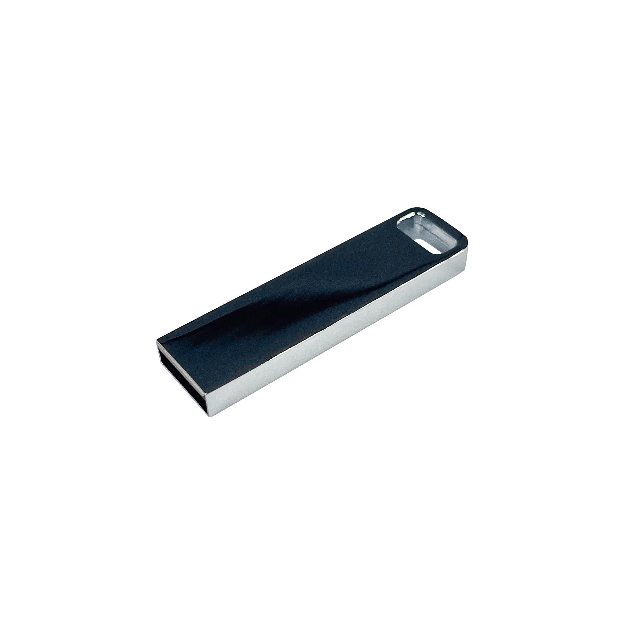 USB-Stick Mini 055 USB 2.0 COB  64 GB Silber-Chrom (glänzend)
