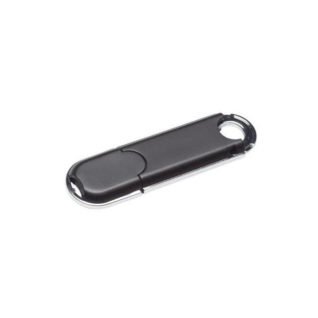 USB-Stick C21 gummiert USB 2.0 Flash Disk   4 GB Schwarz