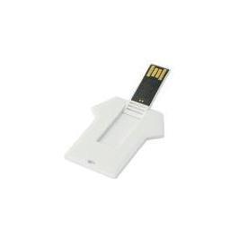 USB-Stick Credit Card Trikot USB 2.0 COB  16 GB Weiß
