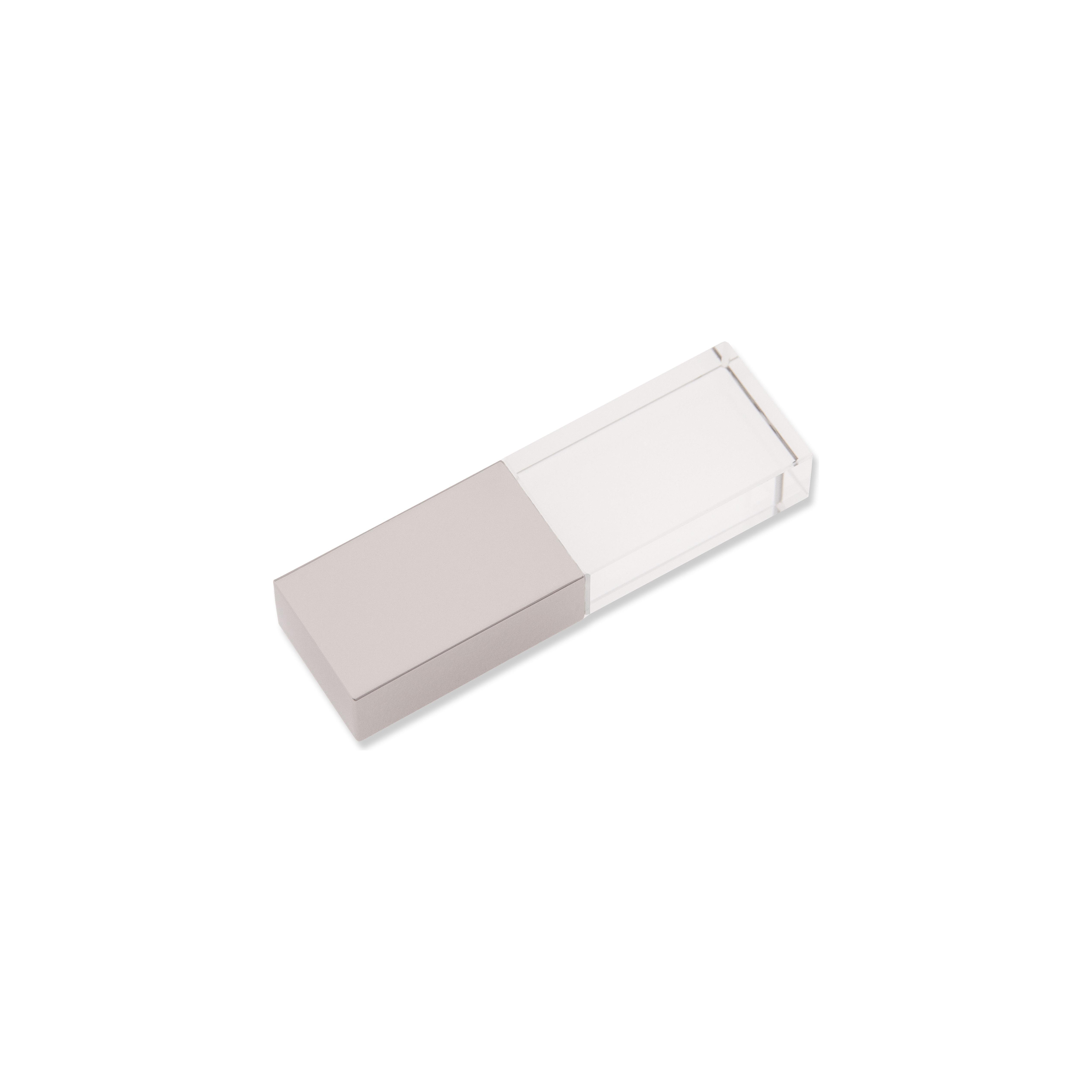 USB-Stick A06 USB 2.0 Flash Disk   8 GB Gehäuse Silber, LED Weiß