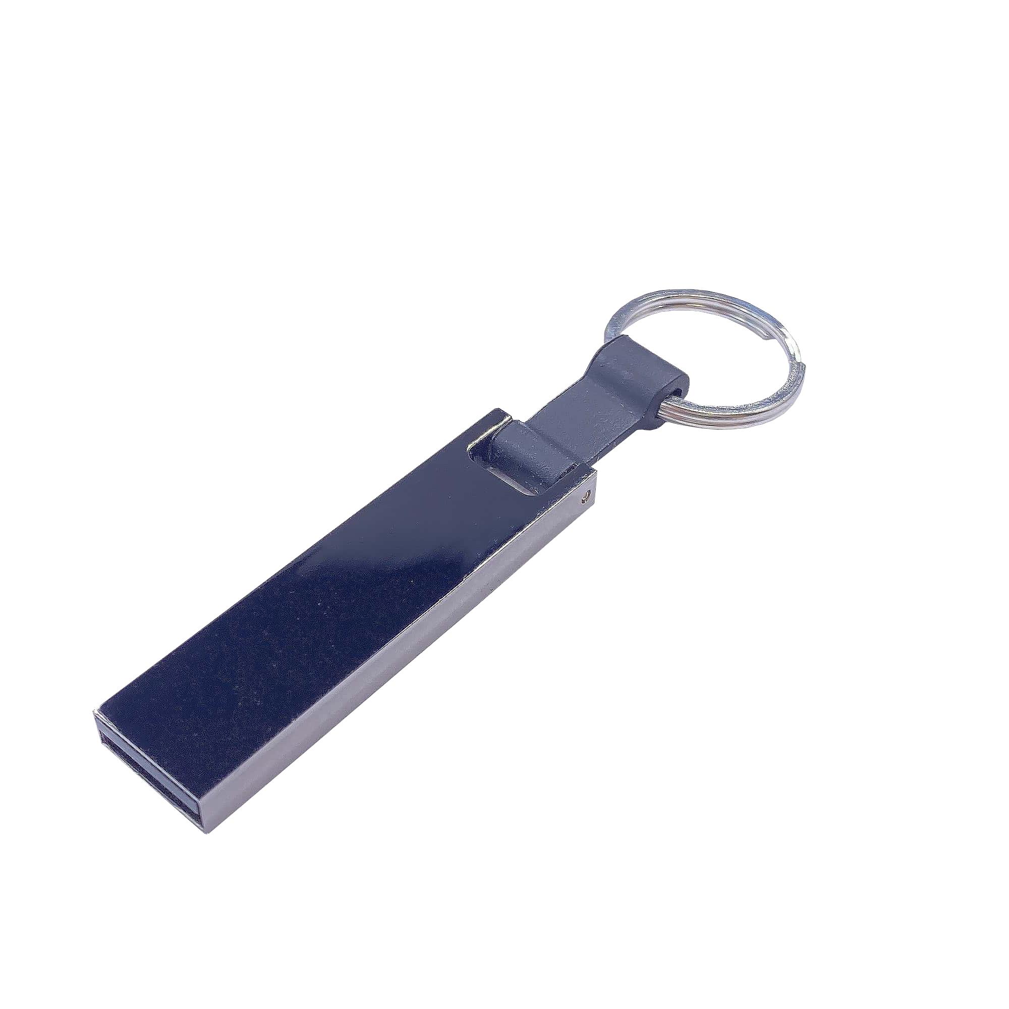 Modell Mini 070 USB 3.0 COB  64 GB Gun-Metallic (glänzend), Silikonband Weiß