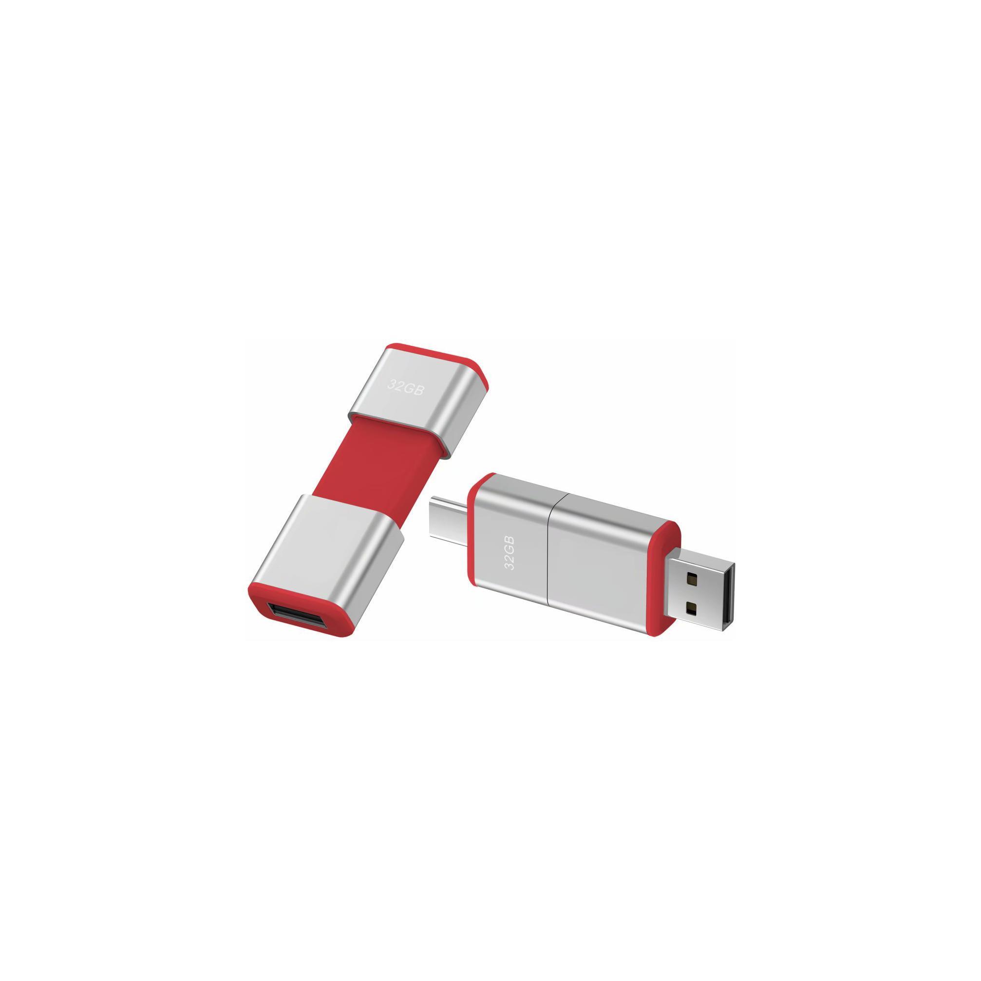 Modell OTG F49 Typ C USB 2.0 Flash Disk   8 GB Rot