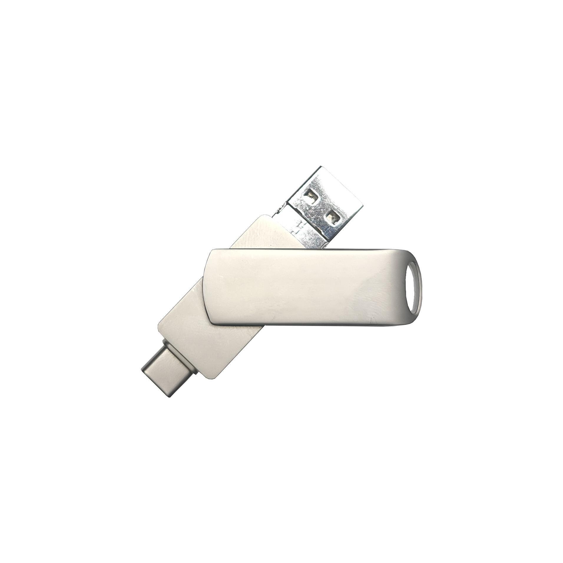 USB-Stick 4in1 OTG 04 USB 3.0 Flash Disk  16 GB Silber