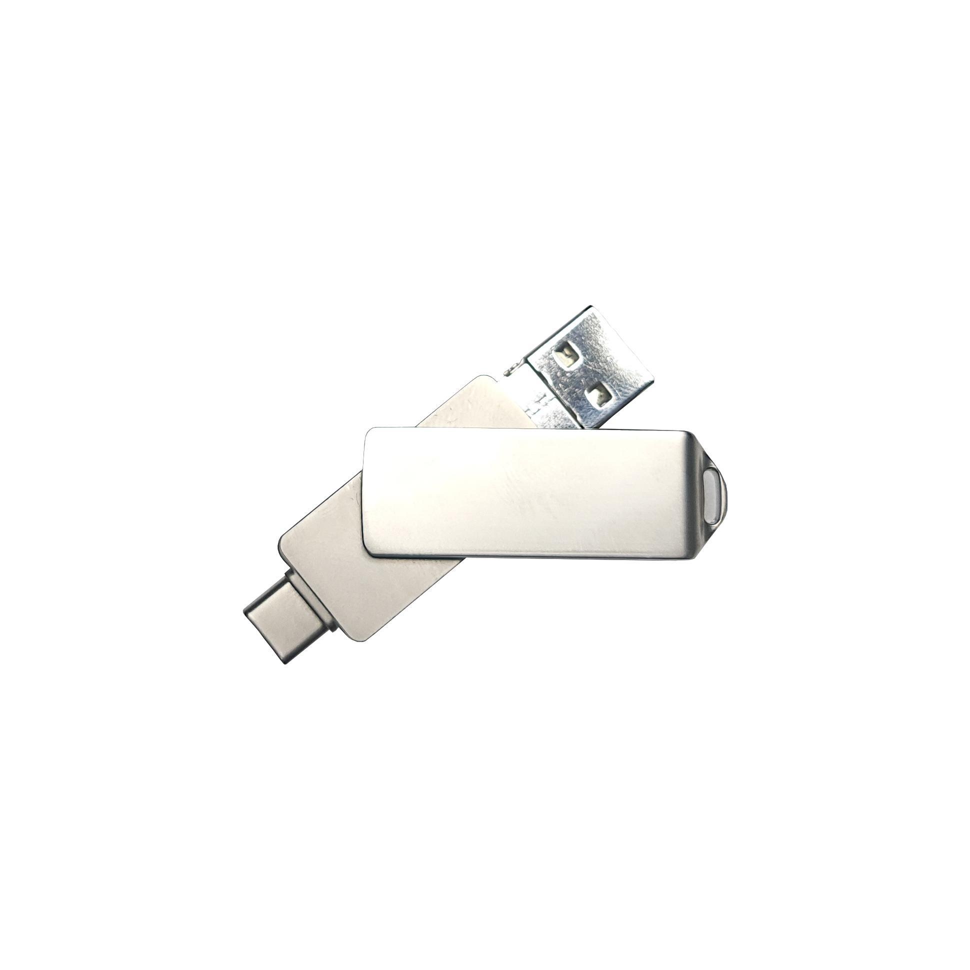 USB-Stick 4in1 OTG 05 USB 2.0 Flash Disk  32 GB Silber