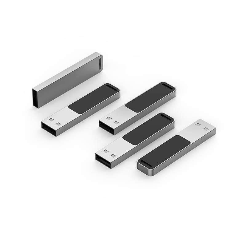 USB-Stick LED 02 USB 2.0 COB   8 GB Silber