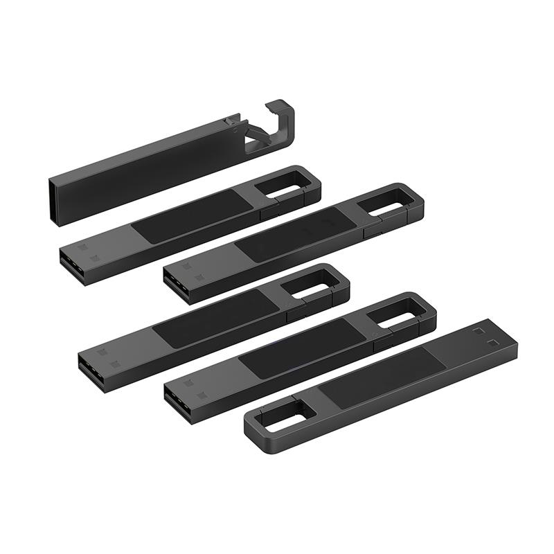 USB-Stick LED 03 USB 2.0 COB  64 GB Schwarz