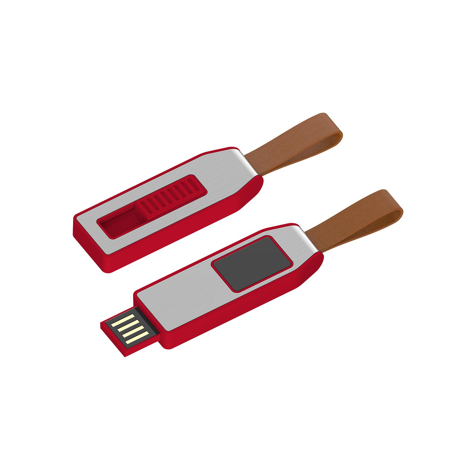 USB-Stick LED 04 USB 2.0 COB   8 GB Rot