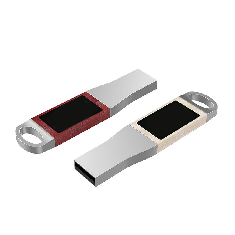USB-Stick LED 09 USB 2.0 COB  64 GB Rotholz