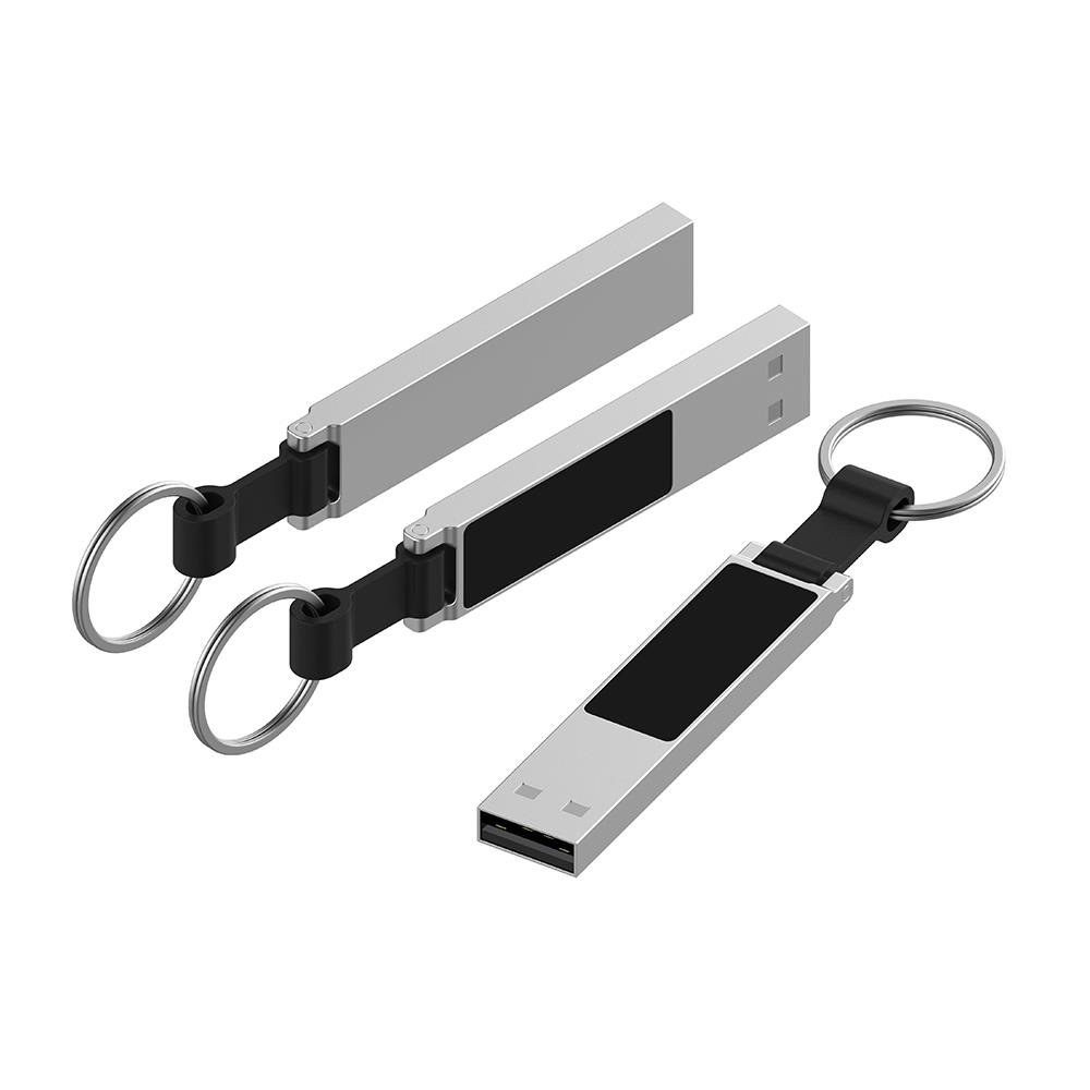 USB-Stick LED 12 USB 2.0 COB   1 GB Silber/Schwarz