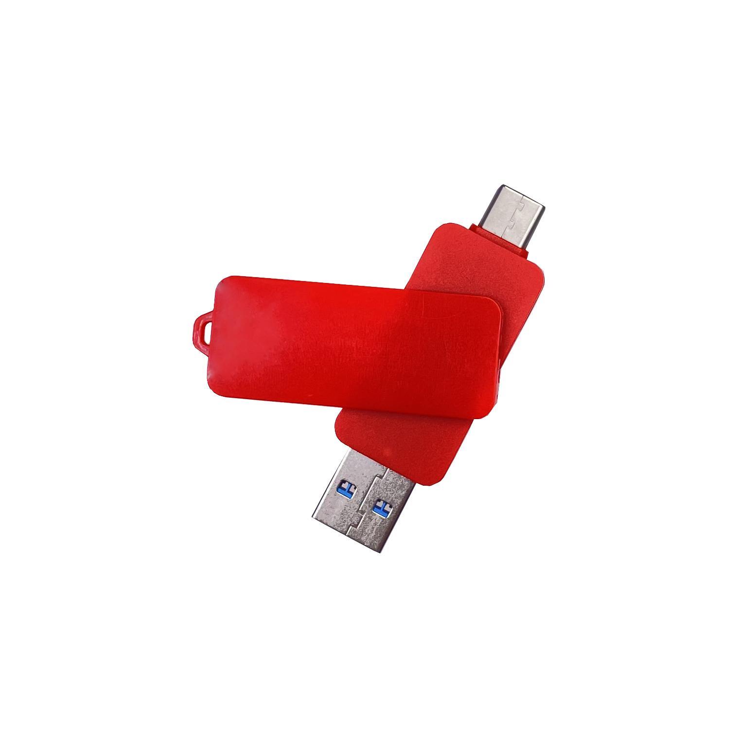 USB-Stick OTG F54 Typ C USB 2.0 Flash Disk 128 GB Rot