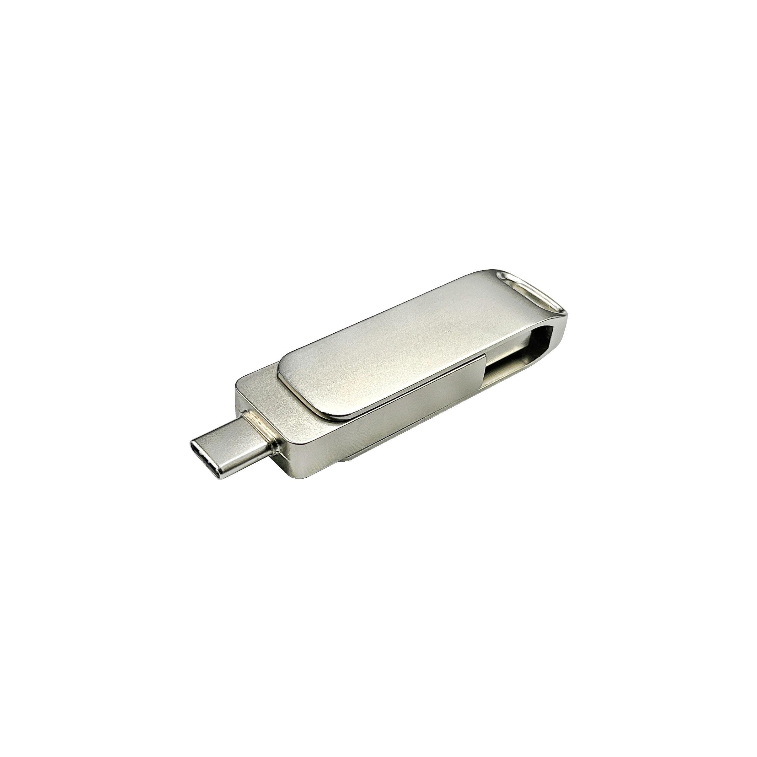 USB-Stick 2in1 OTG 11 USB 3.0 Flash Disk  16 GB Silber