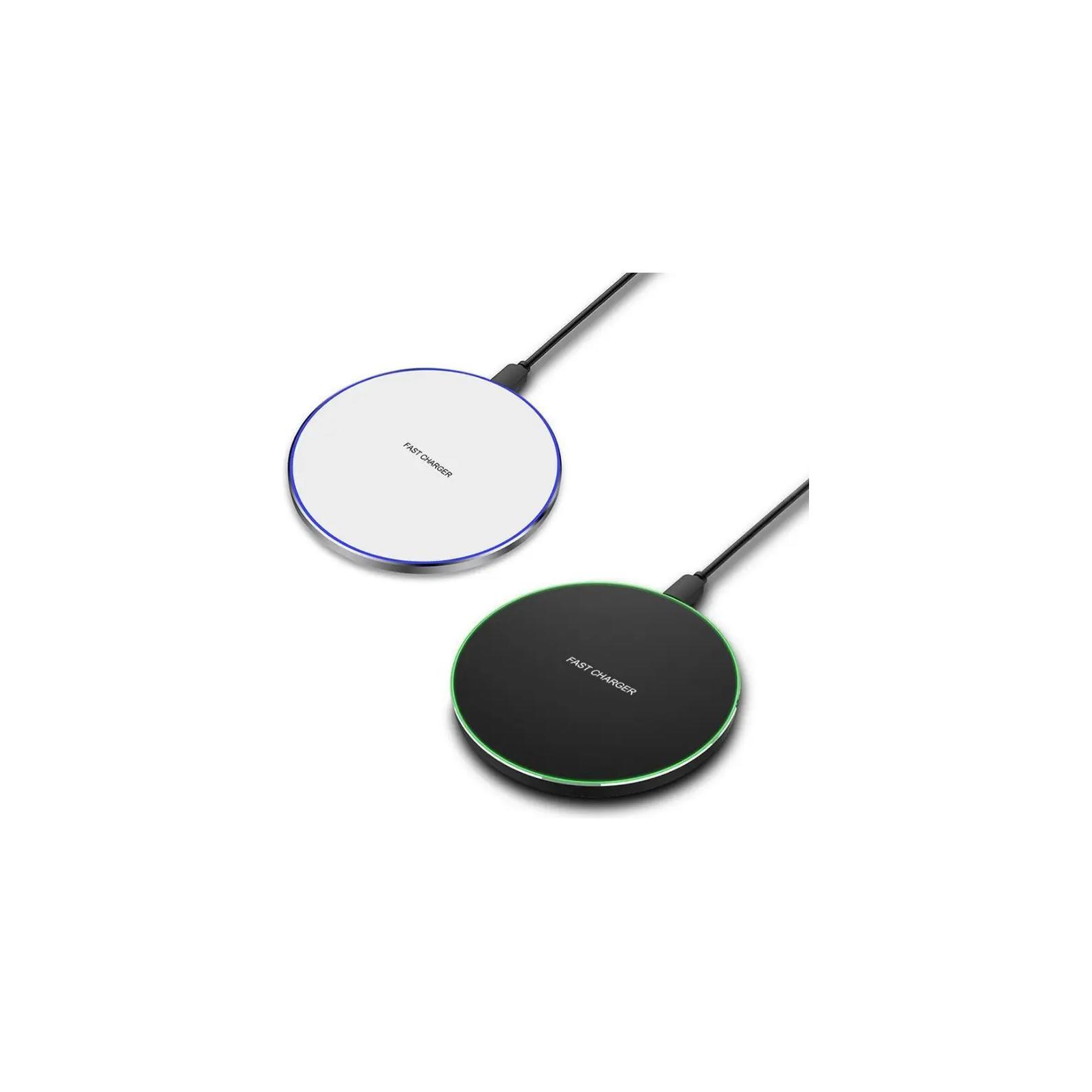 Wireless Charger LED-Ring 15W Weiß