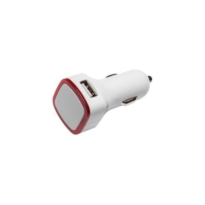 Car Charger 01 (2,4 A) Rot Transparent
