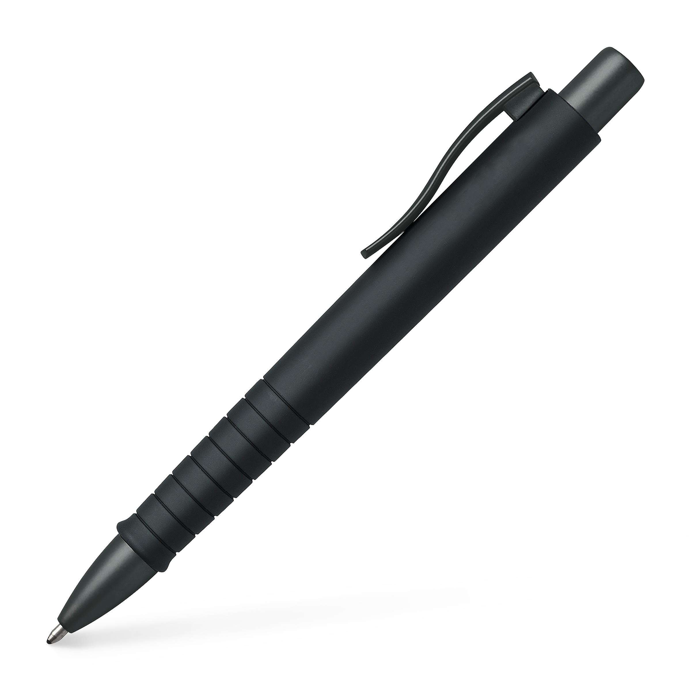 Kugelschreiber Poly Ball Urban All Black Faber-Castell