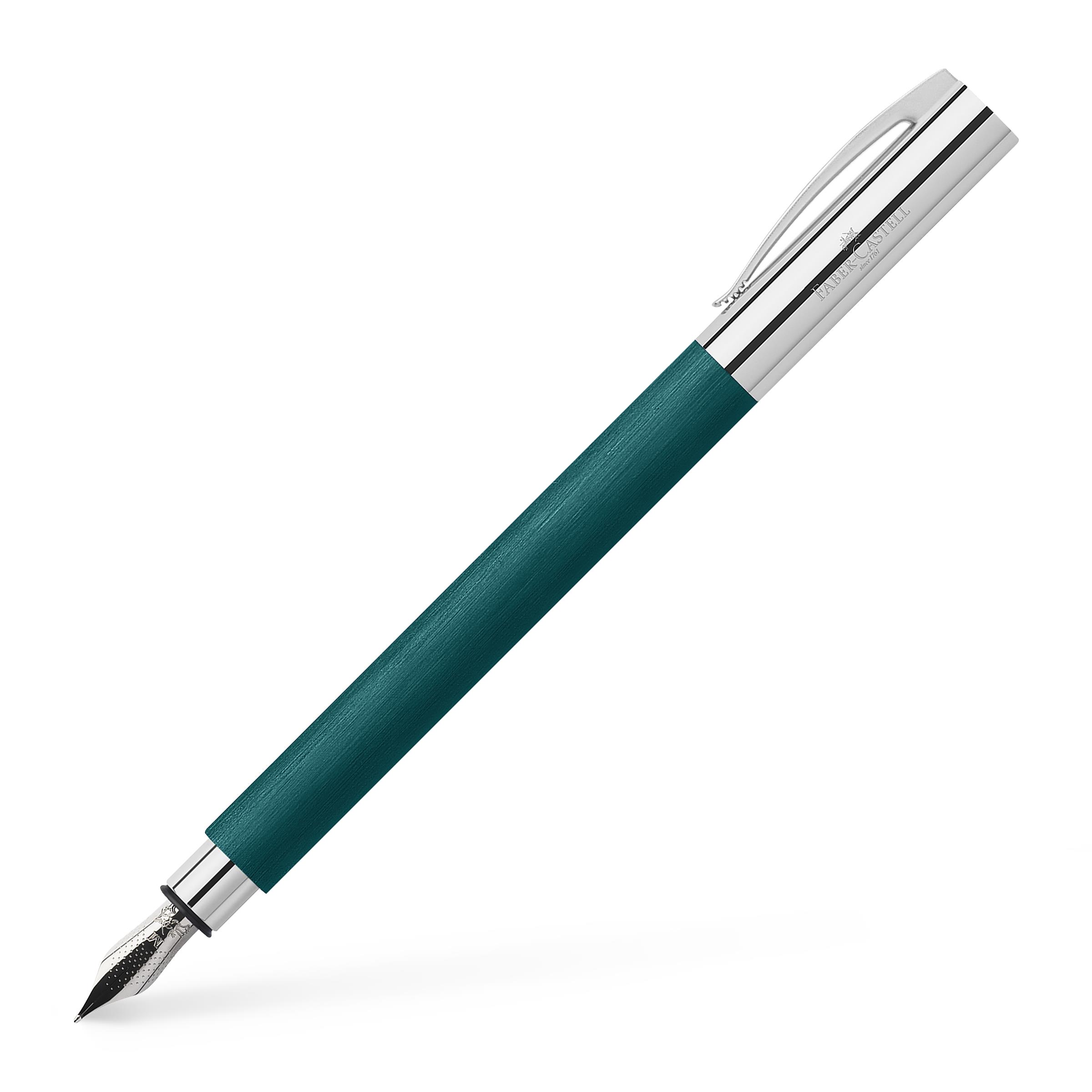 Ambition Edelharz Soft Teal Fuellfederhalter Faber-Castell