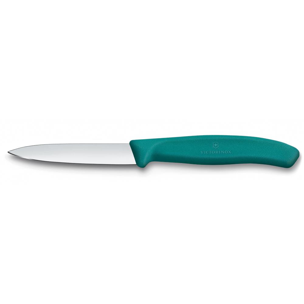 Swiss Classic, Gemüsemesser, 8cm, gerade, Mittelspitz, grün
