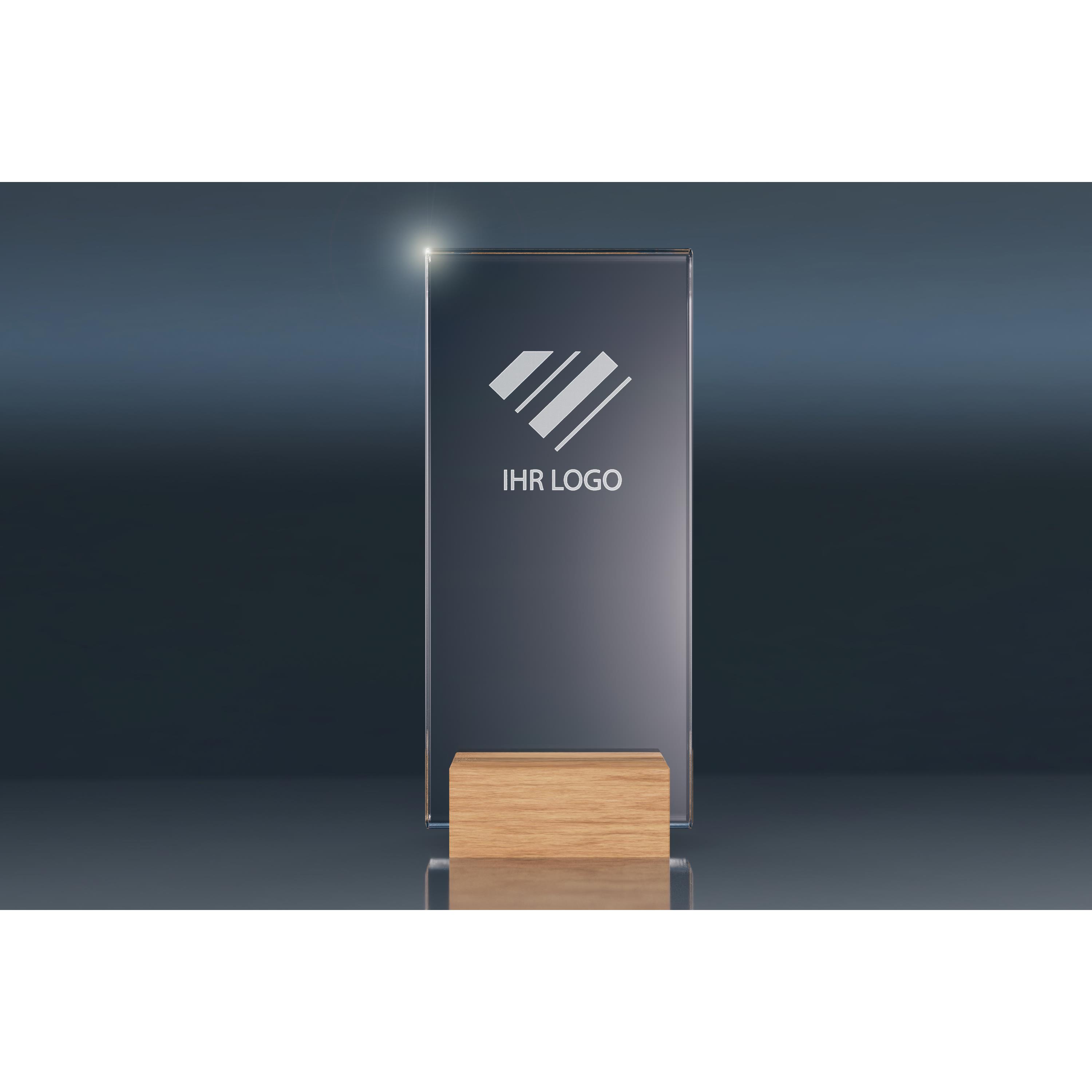 Crystal Trophy WOODEN STAND (S)