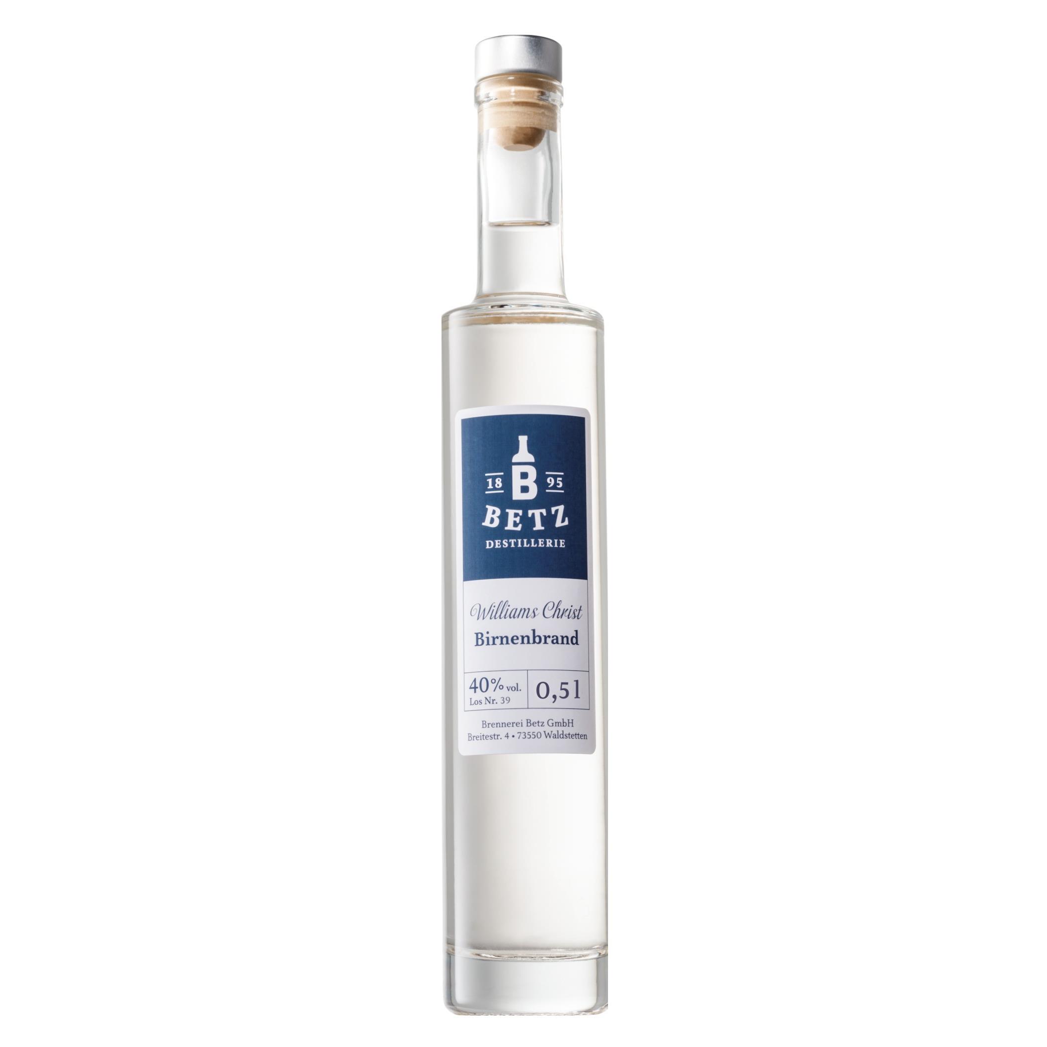 Williams Christ Birnenbrand 0,5 l in Flasche Atlantis, 40 % vol.