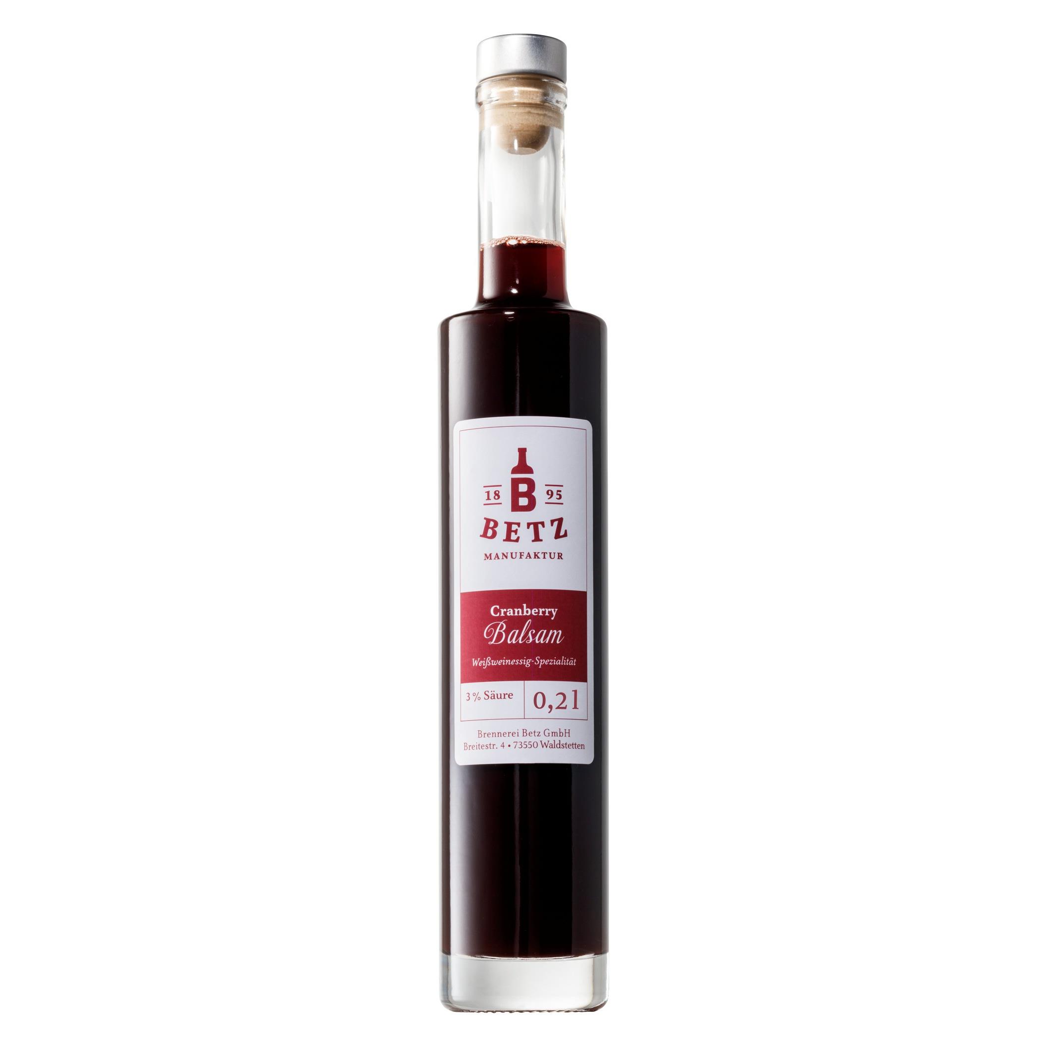 Cranberry Balsam 0,2 l in Flasche Atlantis, 3 % Säure