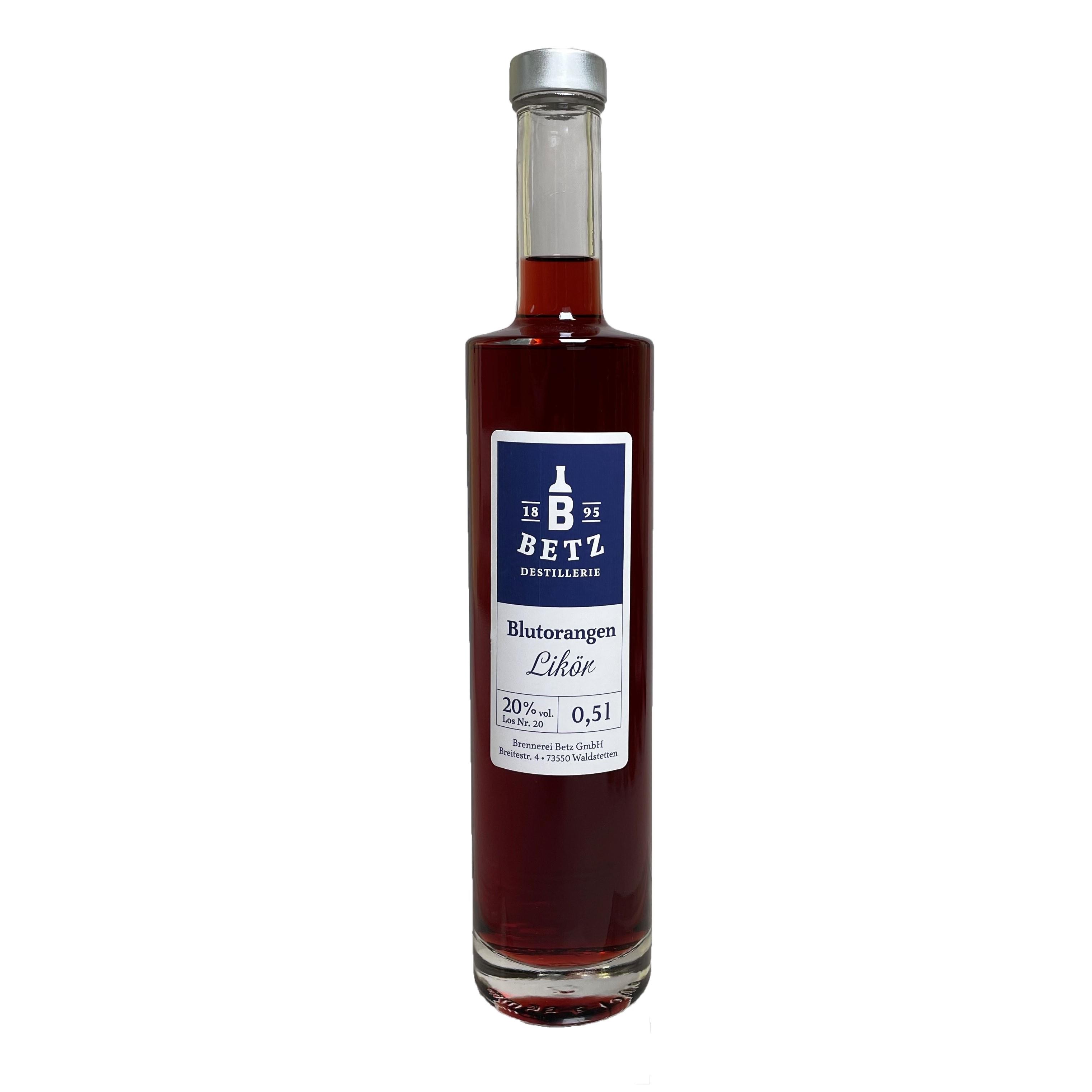 Blutorangenlikör 0,5 l in Flasche Atlantis, 20 % vol.