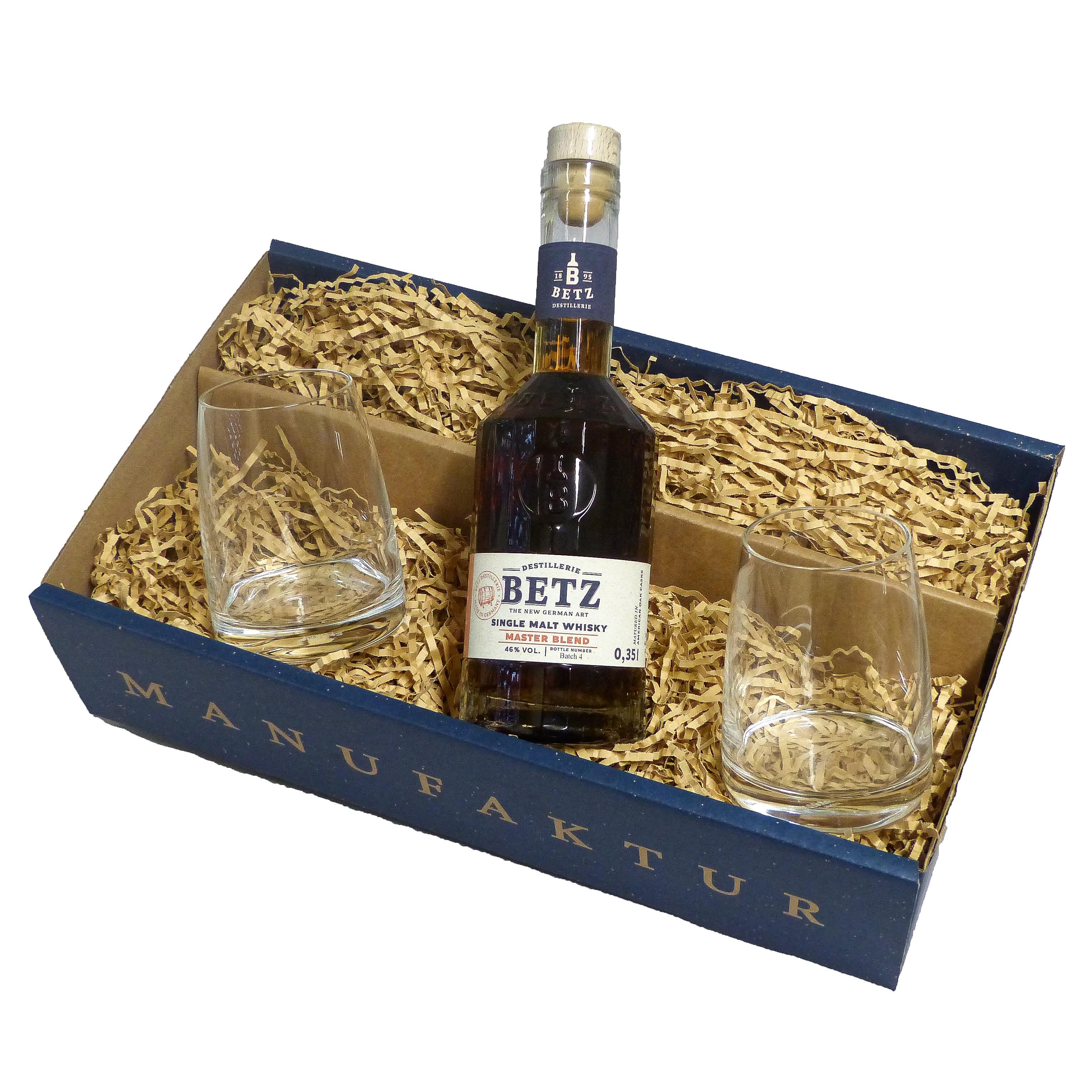 Whisky Präsentset ´Master Blend 0,35 l´