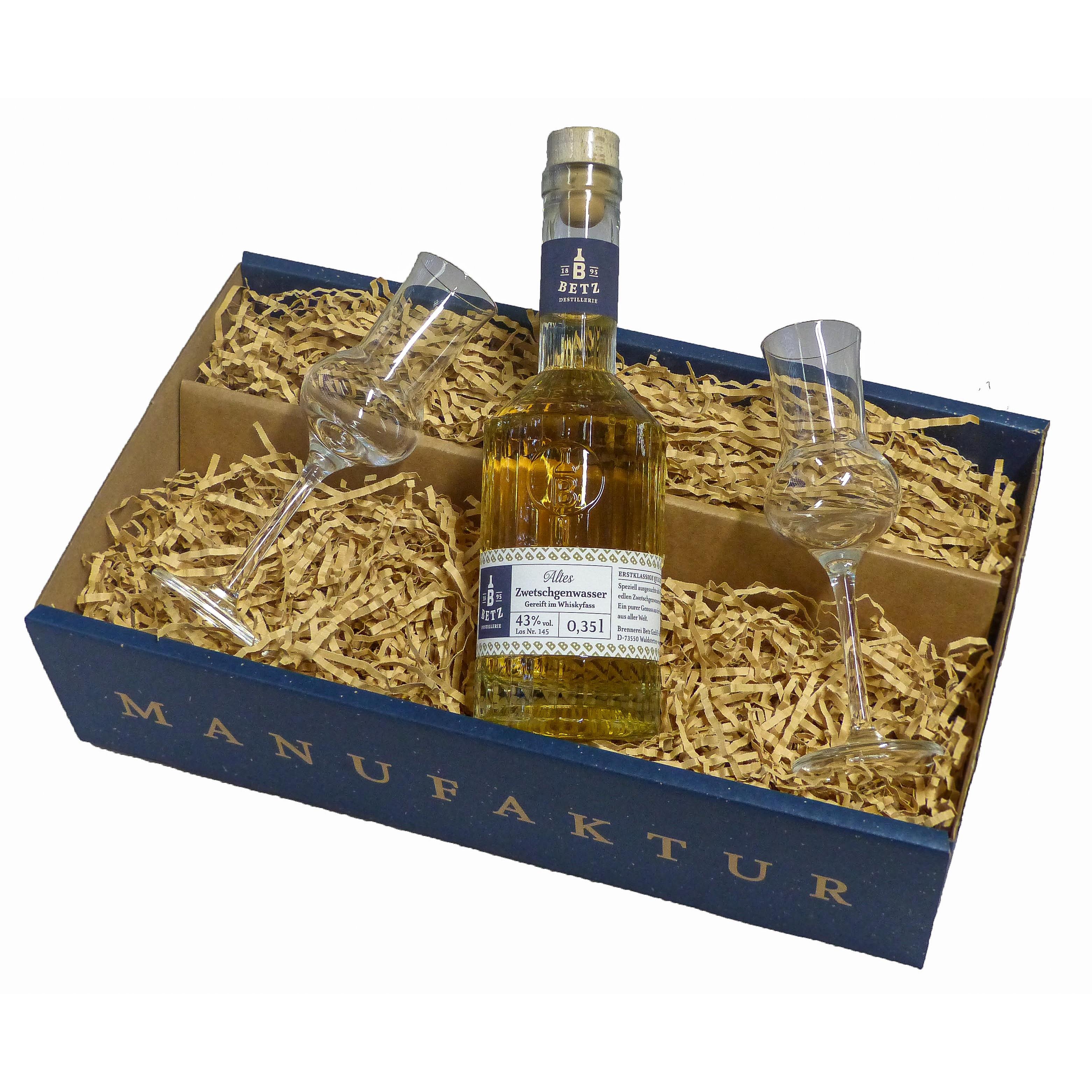 Edelbrand Präsentset ´Zwetschgenwasser´ 0,35 l